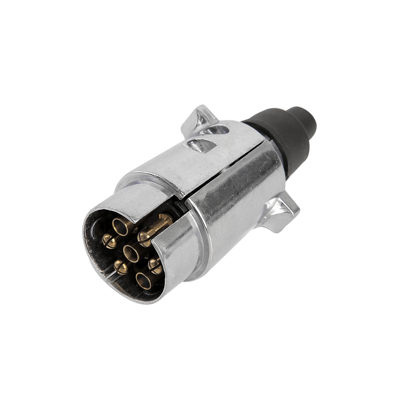 7 Pimli büyük yuvarlak fiş alüminyum tarzı JH015-A