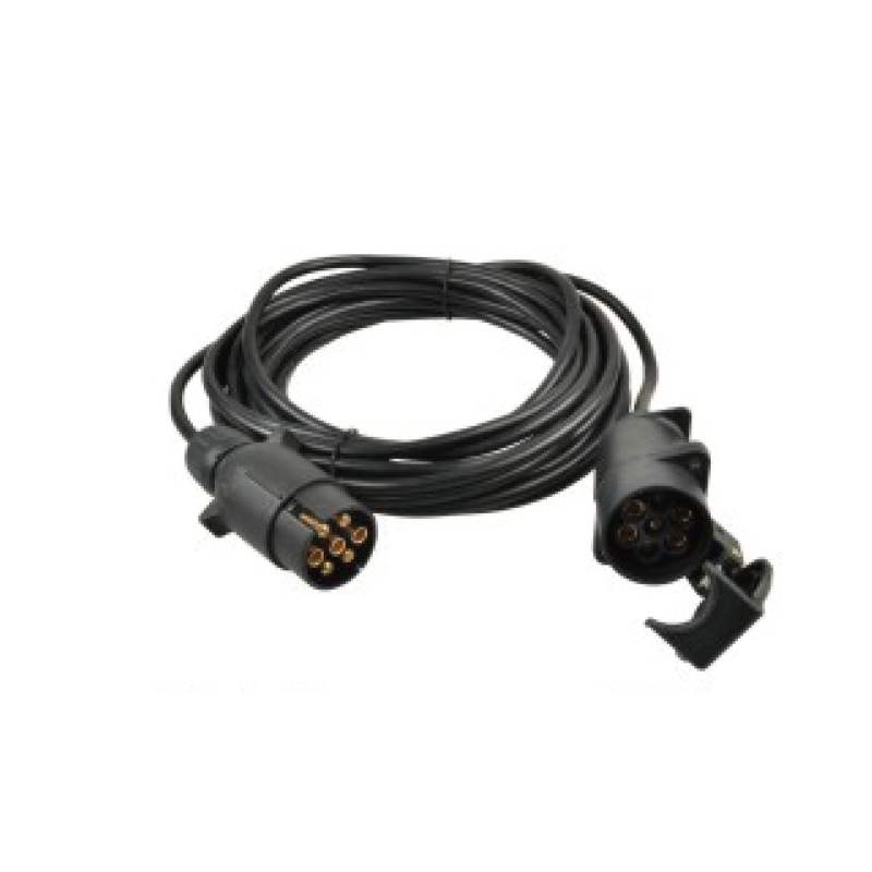 7 Kutuplu PVC Düz Bobin, Fişler, JH006-A ve JH014, kablo Uzunluğu 1m,2m,3m.....JH022